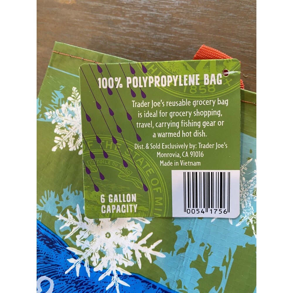 Trader Joe’s Bag Minnesota NEW Reusable Grocery Shopping Mystery Bag Ships Fast - Picture 6 of 8